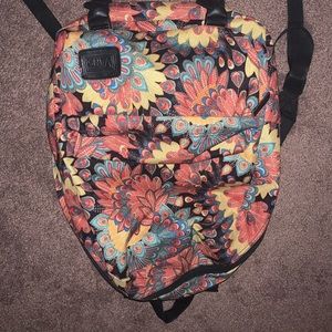 VANS floral pattern backpack